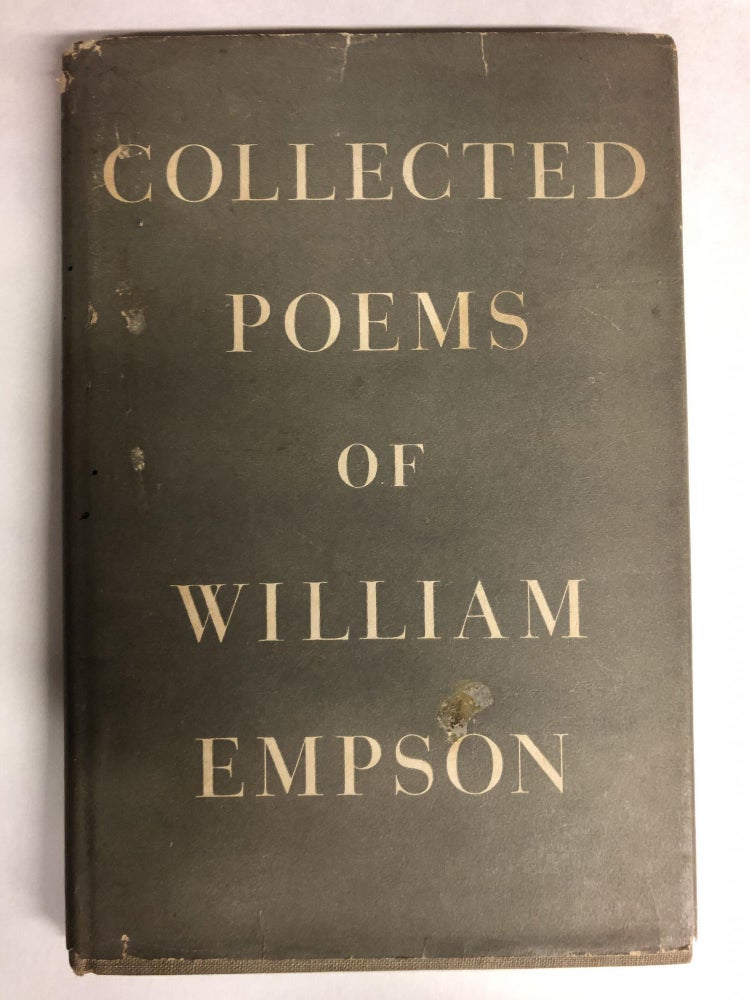 Item #64510 Collected Poems of William Empson. William Empson.