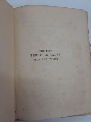 The Best Terrible Tales from the Italian