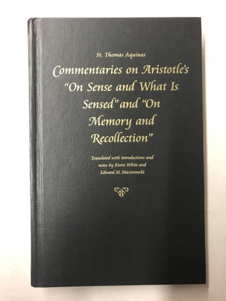 Item #64570 Commentaries on Aristotle's "On Sense and What Is Sensed" and "On Memory and...