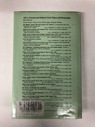 Masters of Roman Prose From Cato to Apuleius: Interpretative Studies