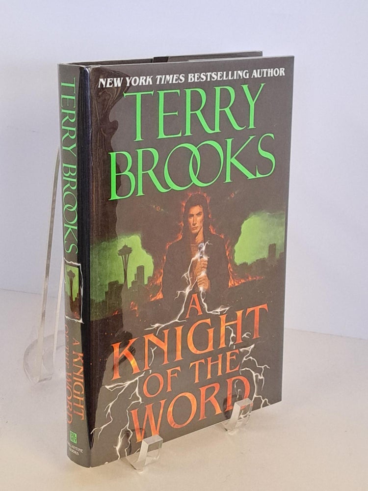 Item #64858 A Knight of the Word. Terry Brooks.