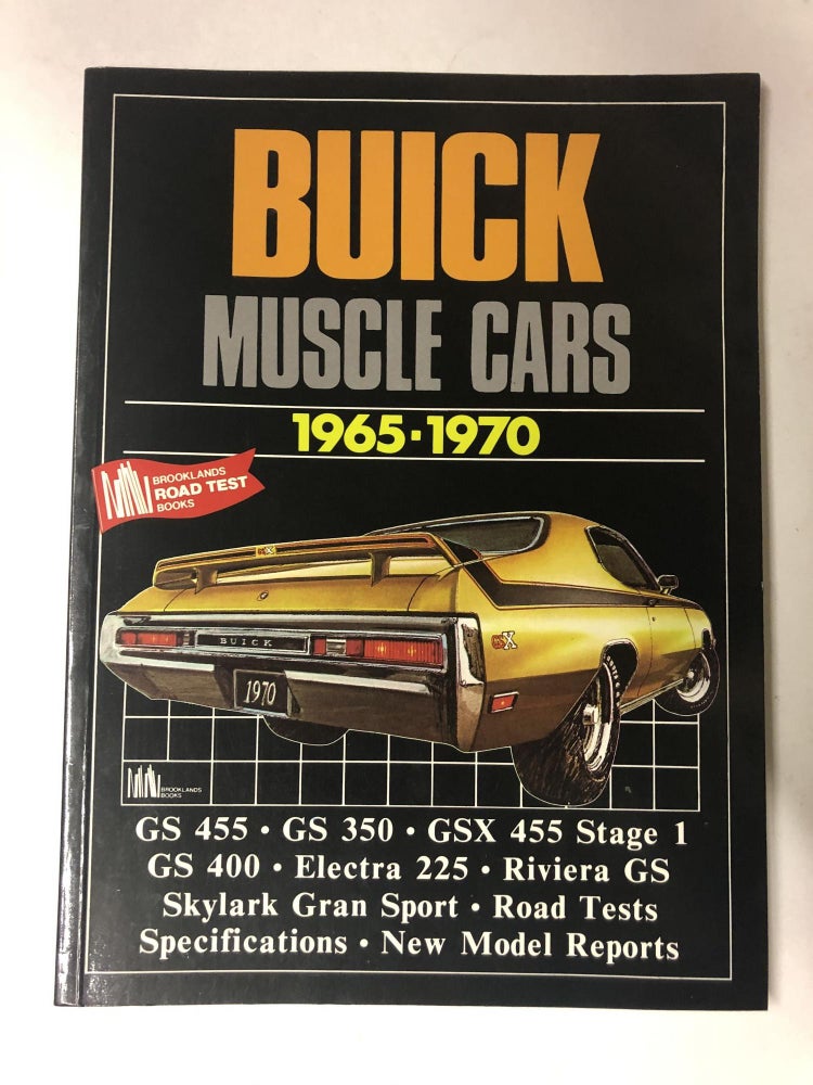 Item #64873 Buick Muscle Cars 1965-1970 (Brooklands Road Tests). R. M. Clarke.