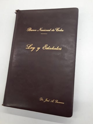Item #65090 Banco Nacional de Cuba. Jose A. Guerra