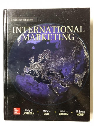 Item #65093 International Marketing. Philip R. Cateora