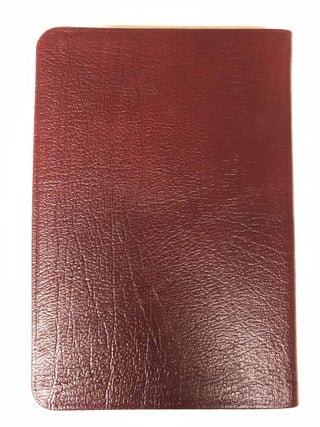BCP Large Print Edition Prayer Book Burgundy calfskin leather 707