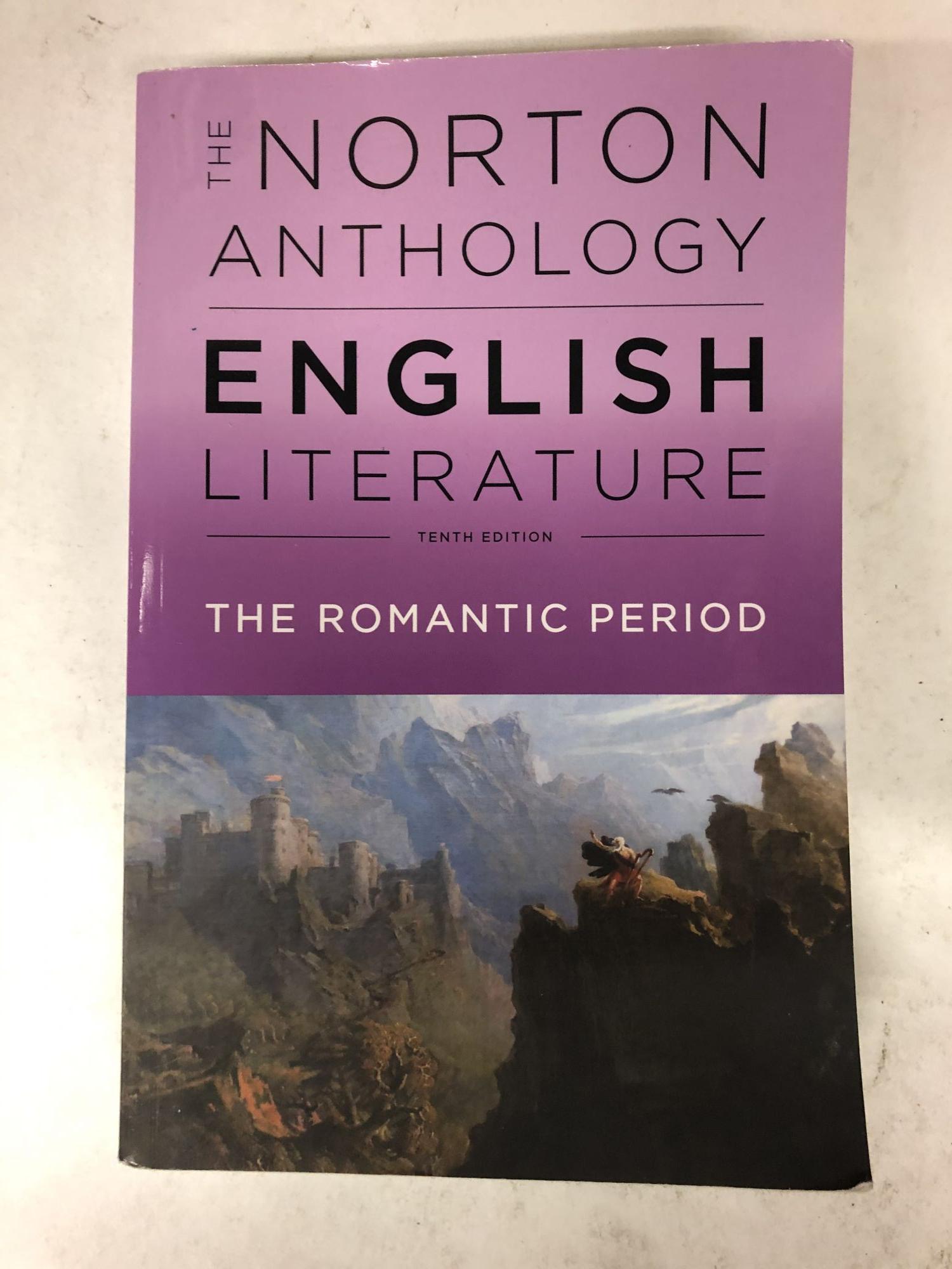 The Norton Anthology of English Literature Tenth Edition by Stephen  Greenblatt on Chamblin Bookmine