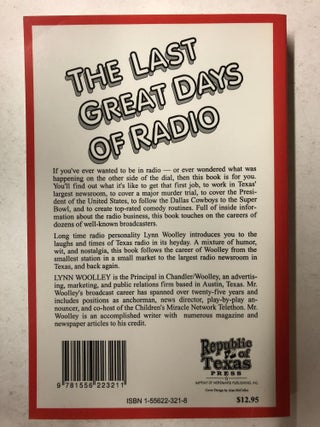 Last Great Days of Radio