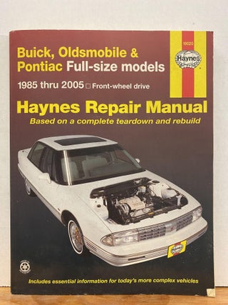 Item #65759 Buick, Oldsmobile & Pontiac full-size FWD models (85-05). Haynes