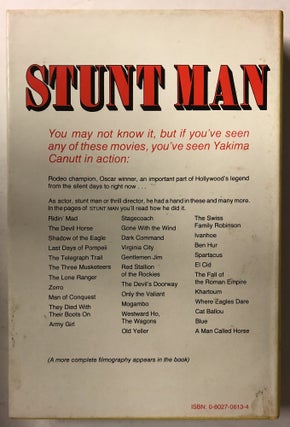 Stunt Man: The Autobiography of Yakima Canutt