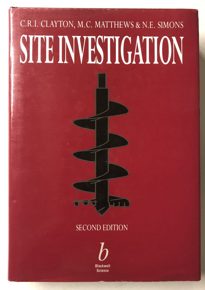 Item #66089 Site Investigation. CR Clayton.