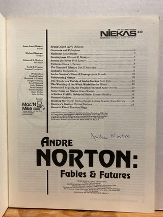 Andre Norton: Fables & Futures