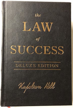 Item #66403 The Law of Success Deluxe Edition. Napoleon Hill