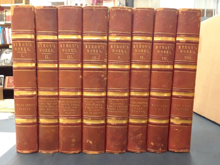 Item #66490 The Poetical Works of Lord Byron (8 volumes). John Murray.