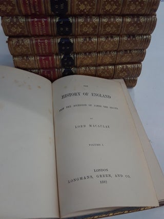 The History of England from the Accession of James the Second