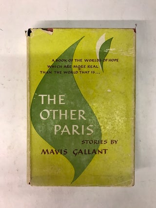 Item #66510 The Other Paris. Mavis Gallant