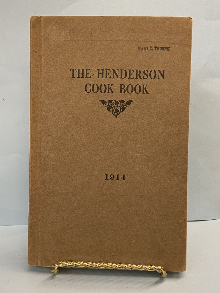 Item #66537 The Henderson Cook Book