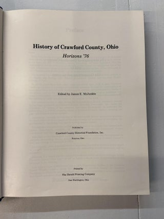 History of Crawford County, Ohio- Horizons '76 (Bicentennial Edition)