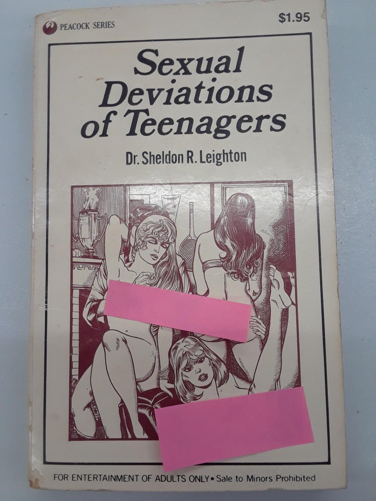 Item #66961 Sexual Deviations of Teenagers (PC-113). Sheldon R. Leighton.