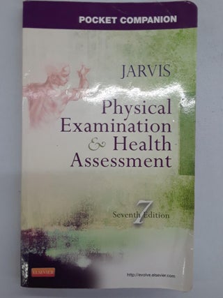 Item #67398 Pocket Companion for Physical Examination and Health Assessment. Carolyn Jarvis
