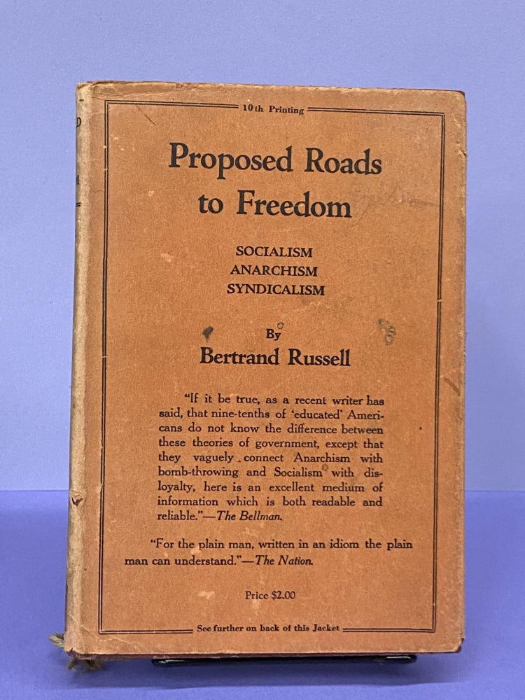 Item #67510 Proposed Roads to Freedom. Bertrand Russell.