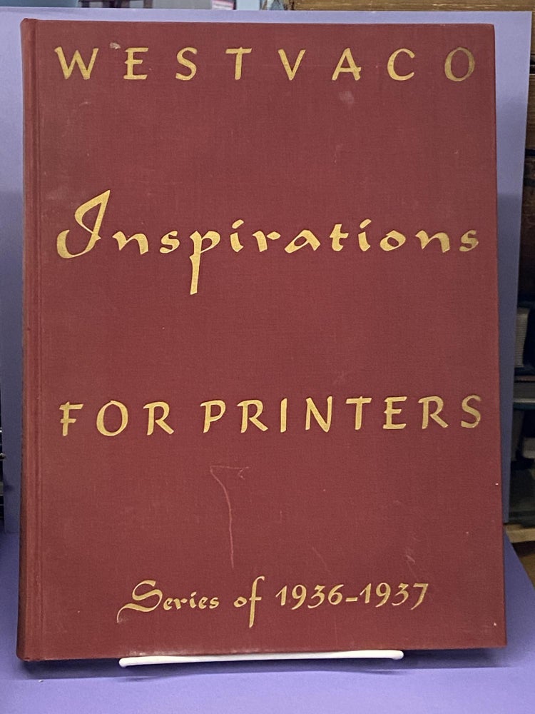 Item #67876 Westvaco Inspirations for Printers- Series of 1936-1937. Westvaco.
