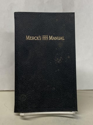 Item #68308 Merck's 1899 Manual of the Materia Medica