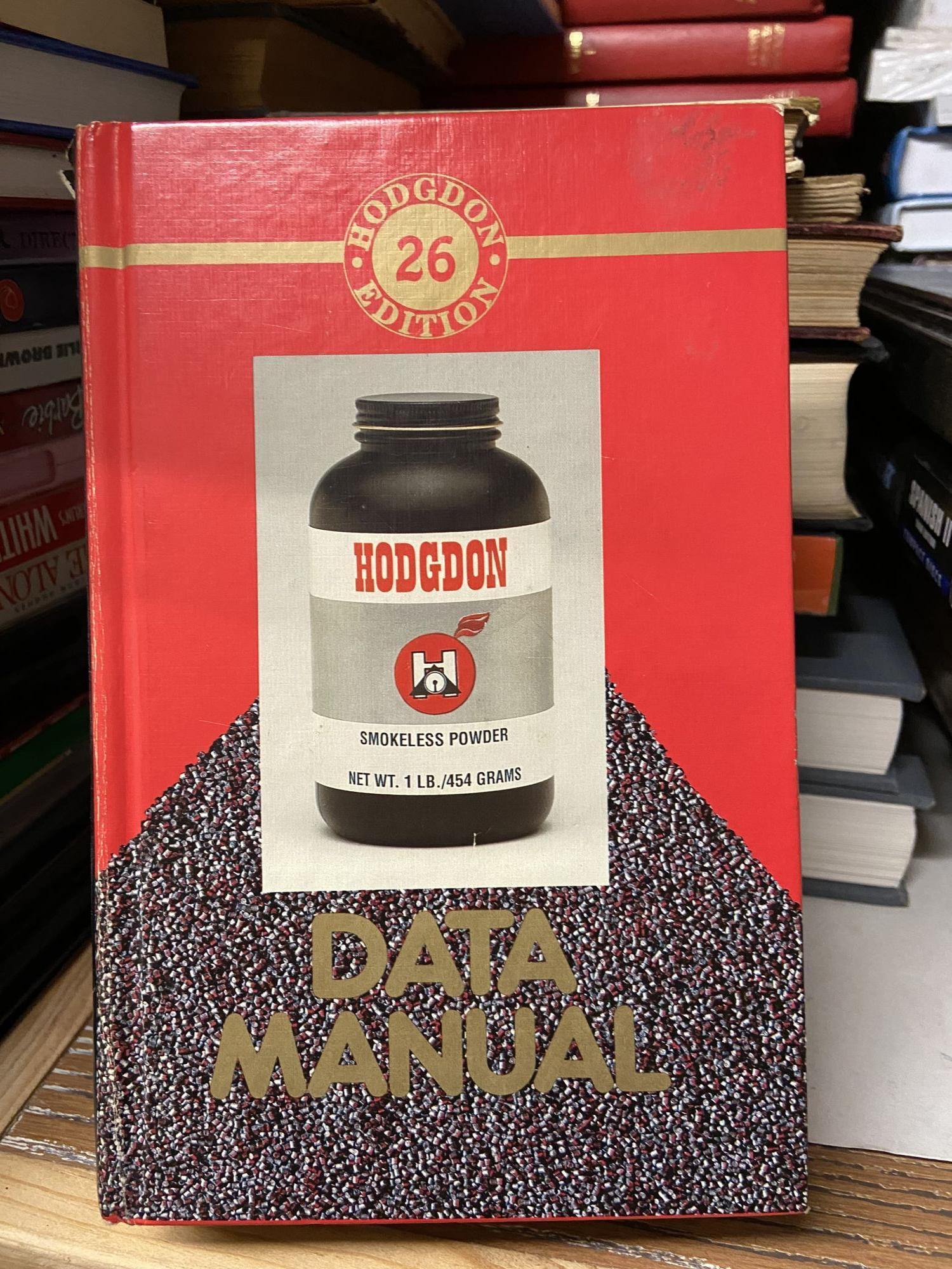 【洋書】HODGDON　銃弾火薬データ・マニュアル 第26版 Hodgdon Smokeless Powder Data Manual 26th Edition | Tom Shepherd