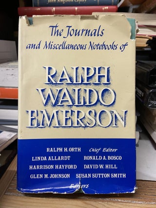 Item #68949 Journals and Miscellaneous Notebooks of Ralph Waldo Emerson, Volume XVI: 1866–1882....