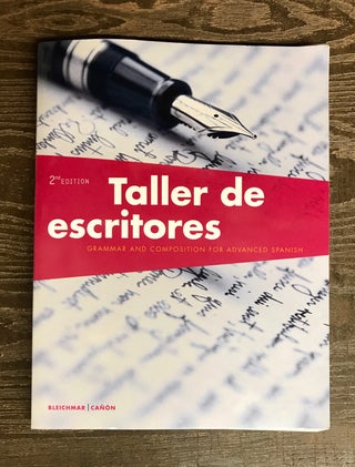 Item #69097 Taller de escritores. Guillermo Bleichmar, Paula Canon