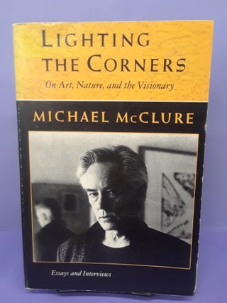 Item #69207 Lighting the Corners: On Nature, Art, & the Visionary : Essays & Interviews. Michael...