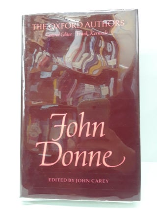 Item #69309 John Donne. John Carey