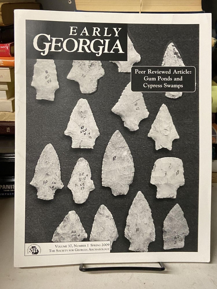 Item #69400 Early Georgia Magazine Volume 37, No.1 Spring 2009. Thomas J. Pluckhahn, David J. Hall.