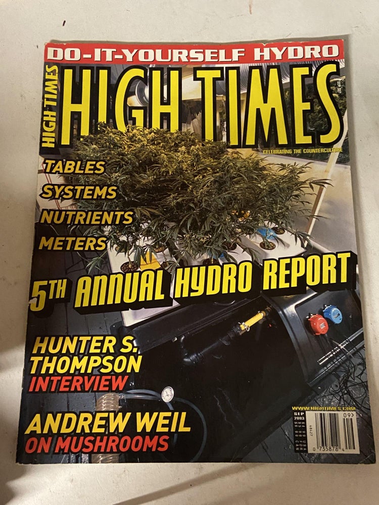 Item #69425 High Times September 2003- 5th Annual Hydro Report