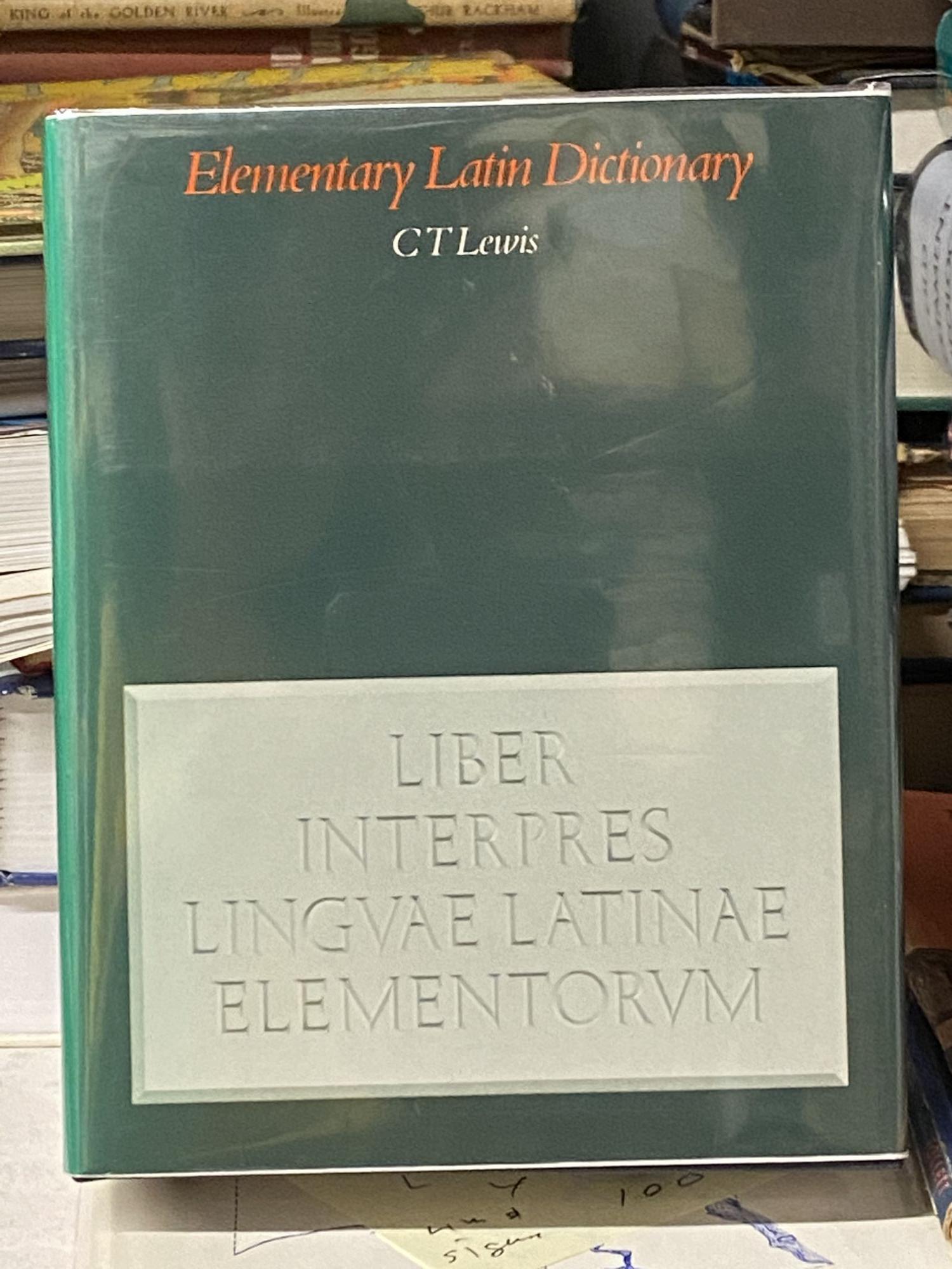 An Elementary Latin Dictionary with Brief Help for Latin Readers