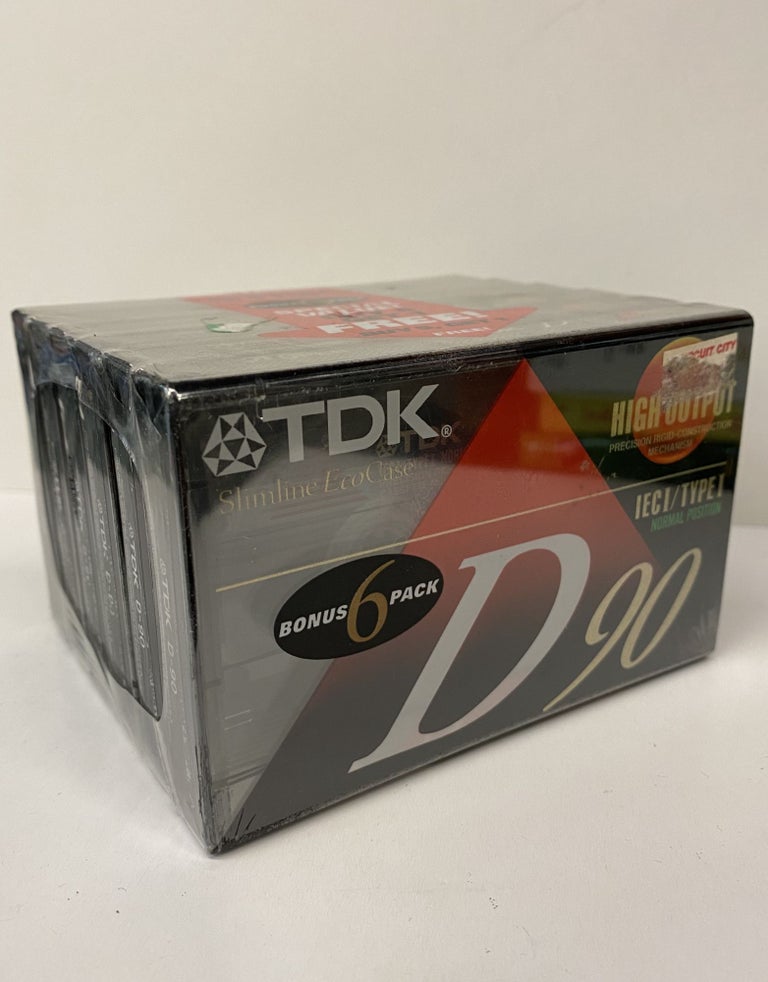 Item #70191 TDK 90-Minute Audio Tapes- 6 Pack