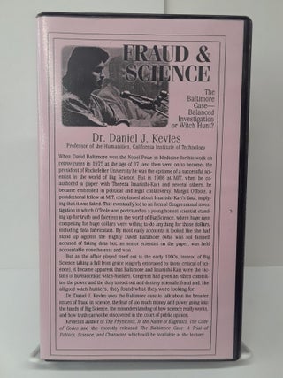 Item #70236 Fraud & Science: The Baltimore Case- Balanced Investigation or Witch Hunt? Daniel J....
