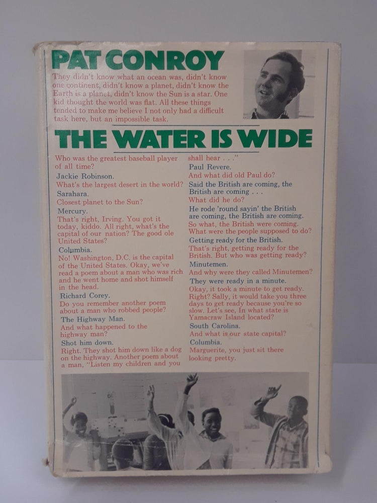 Item #70628 The Water is Wide. Pat Conroy.