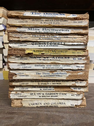 Item #70700 Arrow Library Dime Novels (13 Books, 1898-1902