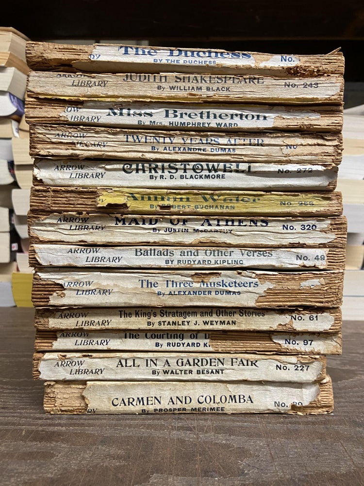 Item #70700 Arrow Library Dime Novels (13 Books, 1898-1902).