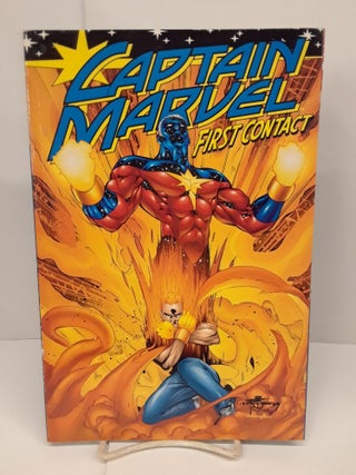 Item #71164 Captain Marvel: First Contact. Peter David, Chriscross, Ron Lim, James Fry