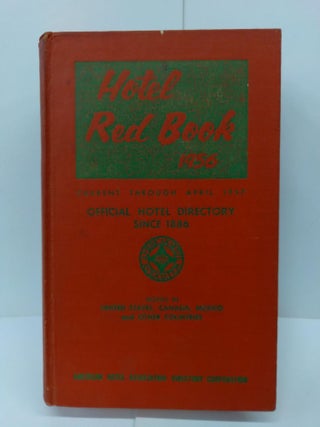 Item #71730 Hotel Red Book 1956: Current Through April 1957, Official Hotel Directory Since 1886