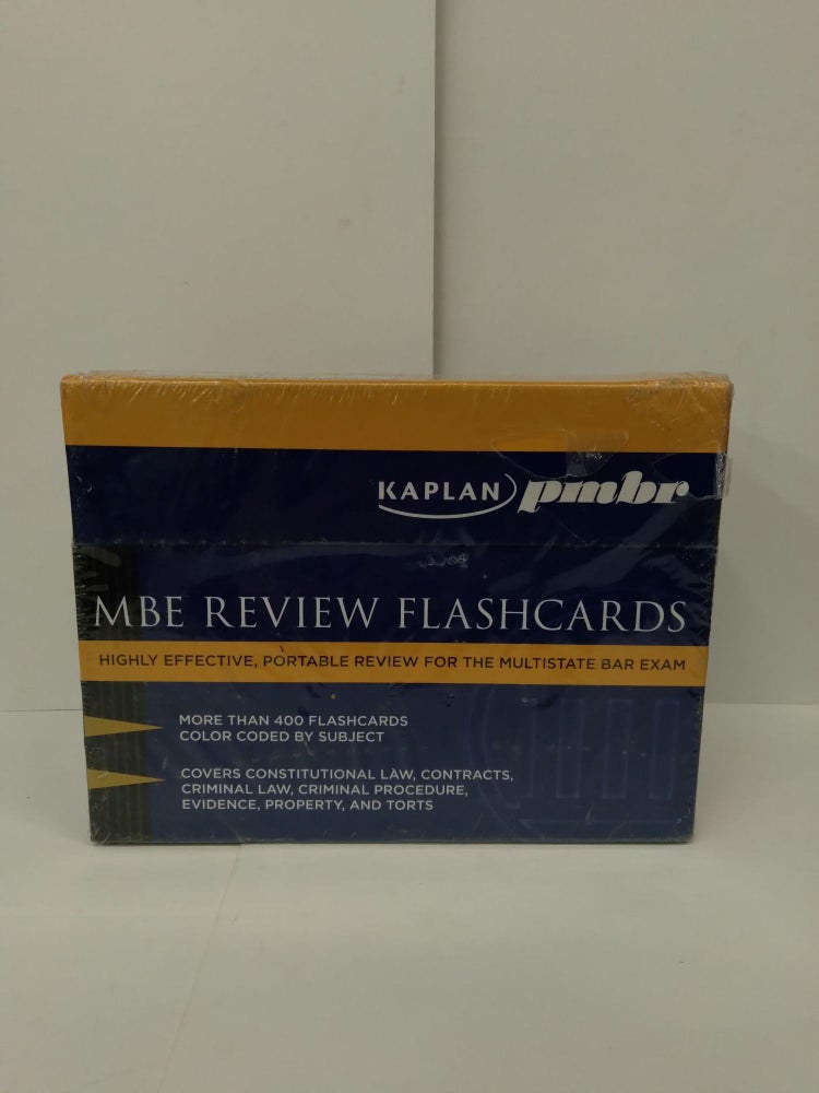 Item #71779 Kaplan PMBR: MBE Review Flashcards. Kaplan Pmbr.