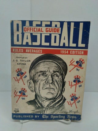 Item #72400 Official Baseball Guide 1954. J. G. Taylor Spink