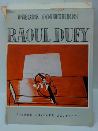Item #72993 Raoul Dufy. Pierre Courthion