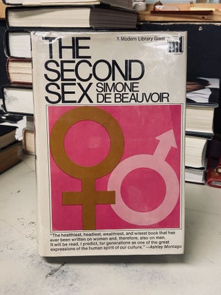 Item #73010 The Second Sex. edited, trans, Simone De Beauvoir, H. M. Parshley