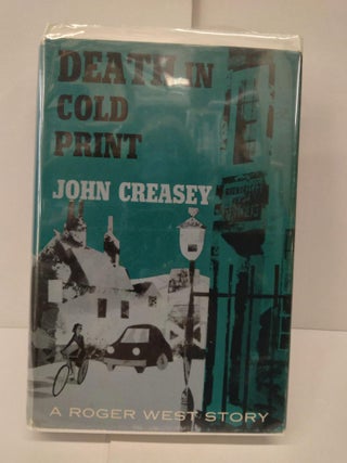 Item #73112 Death in Cold Print. John Creasey
