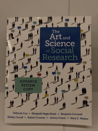 Item #73339 The Art and Science of Social Research. Deborah Carr