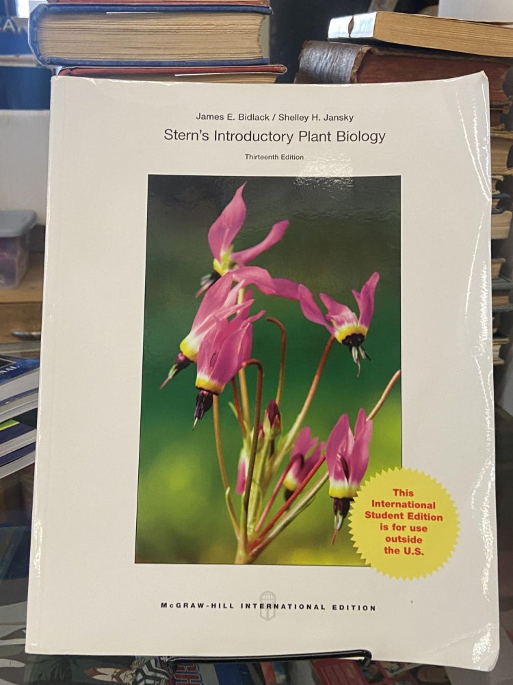 Item #73364 Stern's Introductory Plant Biology (13th edition). James E. Bidlack, Shelley H. Jansky.