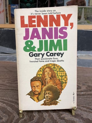 Item #73787 Lenny, Janis & Jim. Gary Carey