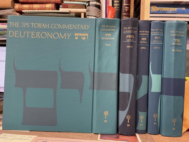 Item #74237 The JPS Torah Commentary: The Traditional Hebrew Text with the New JPS Translation (Five Volume Set). Jeffrey H. Tigay.